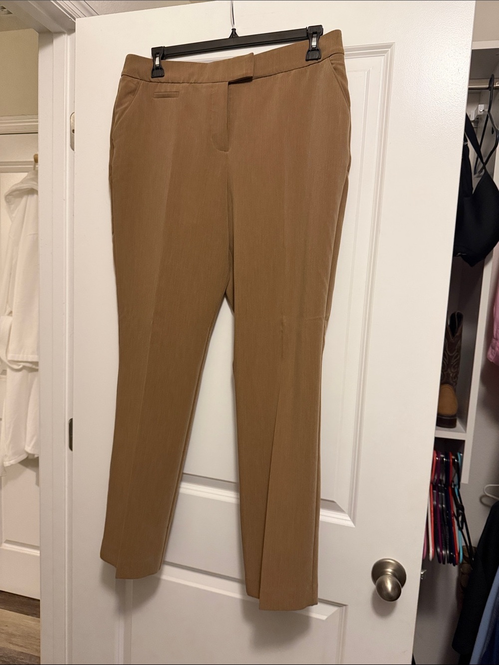 Investments Tan Straight-Leg Dress Pants